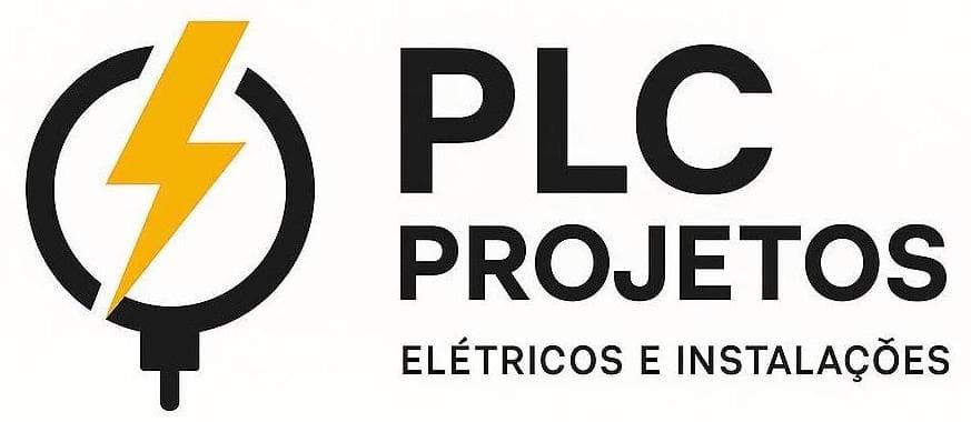 Logo da PLC Projetos e Instalações